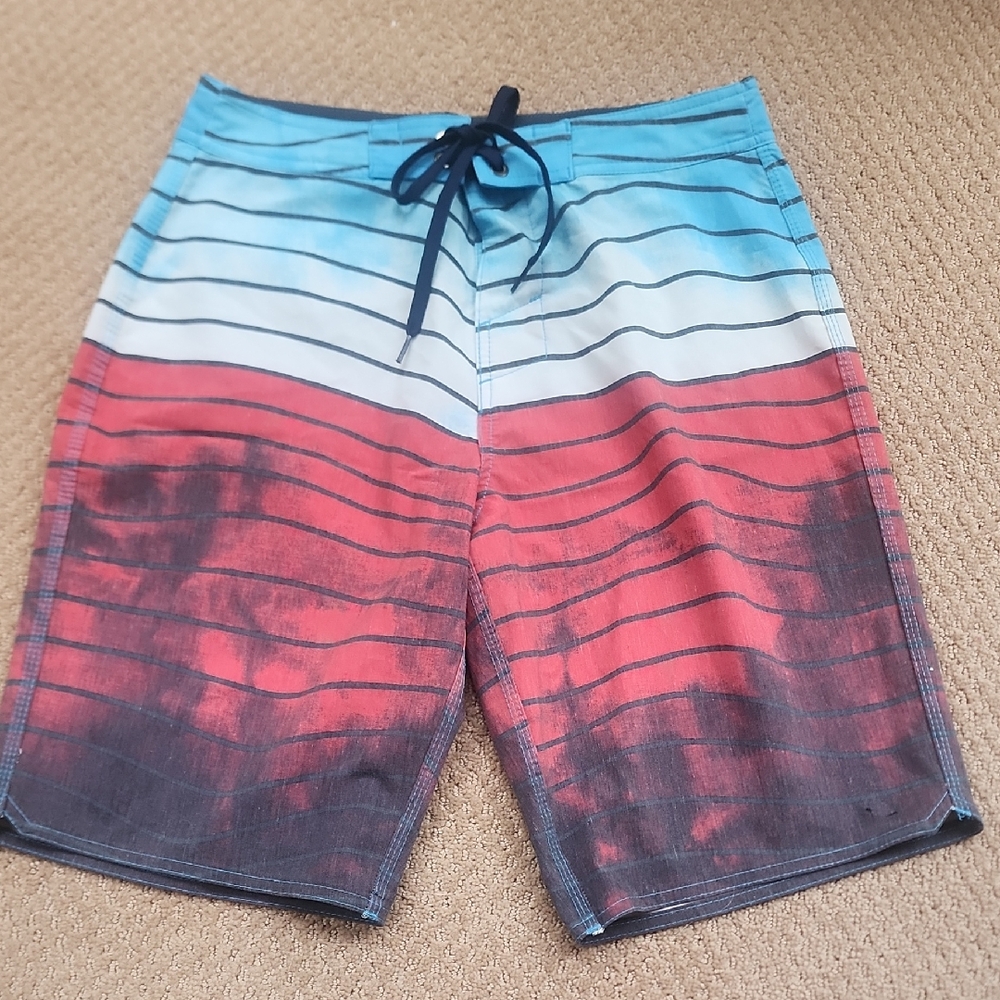 O'Neill Blue and Black Board Shorts